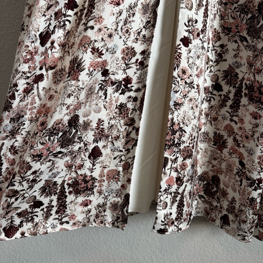 Diane Von Furstenburg TVF Garden Flower Puff Sleeve Maxi Dress Size 6 - Picture 8 of 12